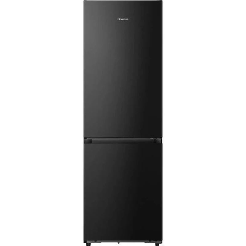 Hisense RB5K330GSFD Alulfagyasztós kombi hűtő,  215/115l,  "D" , MetalCooling, AntiBacterial belső tér fiók, Palactartó rács, Integrált fogantyúval  TOTAL NO FROST , INVERTERES  MultiFlow 360  WIFI- ConnectLife, CRIPS ZONE  inox-fekete szín, Kit