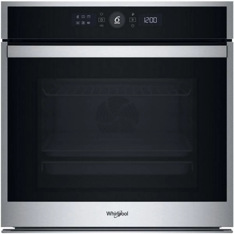 Whirlpool WOI4S8HM1SXA beépíthető sütő gőz funkcióval, Ujjlenyomatmentes inox, finoman csukódó sütőajtó (3 rétegű), 6. Érzék funkció 6 ételkategóriára, MF8, SmartClean (hidrolitikus) sütőtisztítás, "A+" , teleszkópos sütősín, 73 liter Whirlpool WOI4S8HM1SXA beépíthető sütő gőz funkcióval, Ujjlenyomatmentes inox, finoman csukódó sütőajtó (3 rétegű), 6. Érzék funkció 6 ételkategóriára, MF8, SmartClean (hidrolitikus) sütőtisztítás, "A+" , teleszkópos sütősín, 73 liter