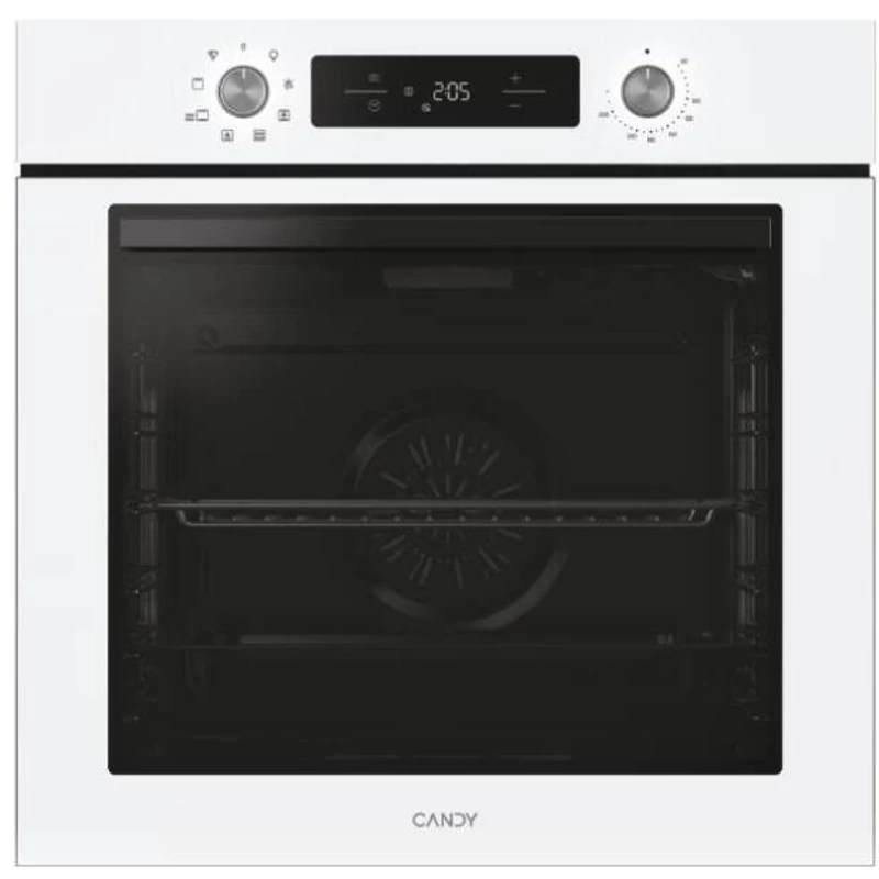 Candy CA6 NP3T2HTW Beépíthető sütő, XL sütőtér, A+, hidrolitikus tisztítás, fehér üveg
