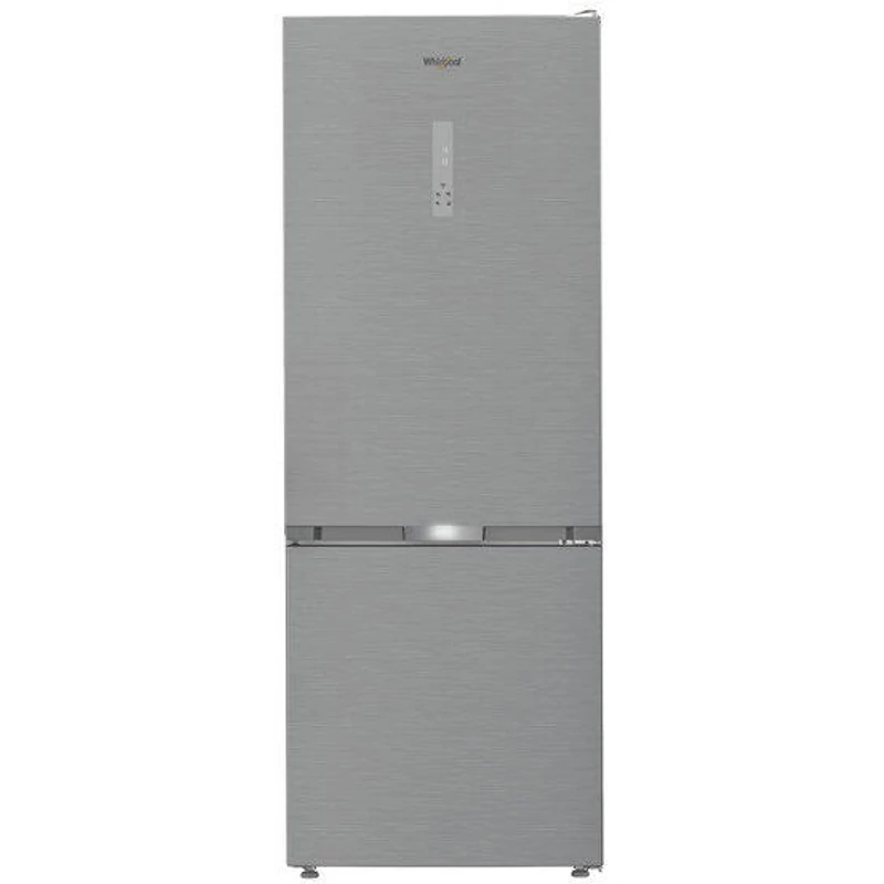 WHIRLPOOL WHK26494X6E Alulfagyasztós Dual NoFrost hűtőszekrény, C , 340 /150 , inox készülékszín, 6. Érzék funkció Touch Control , NoFrost , multiflow  192x70x74,5 cm