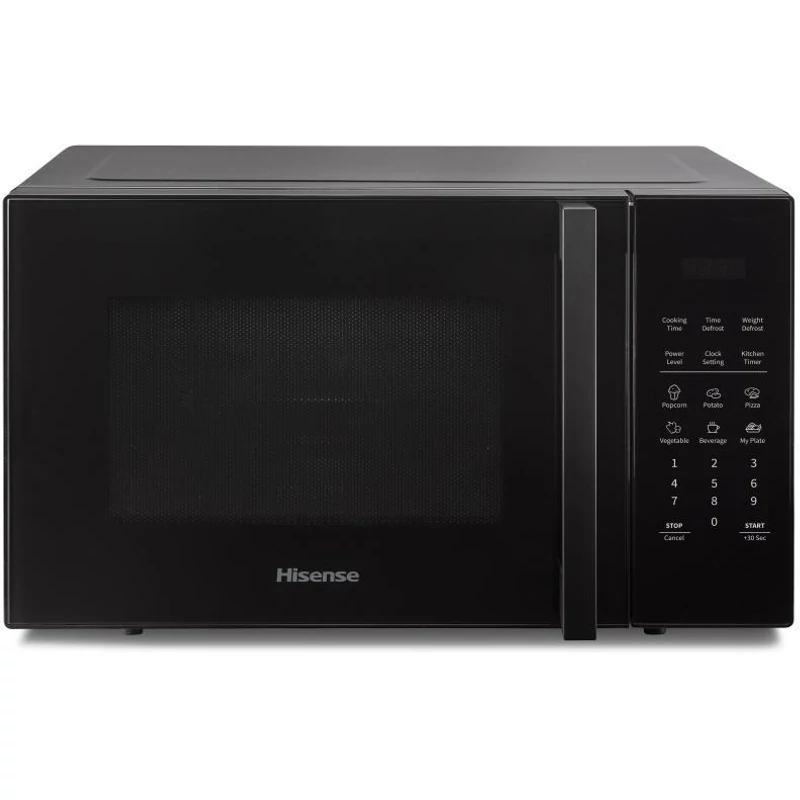 Hisense H25MOBS7H Űrtartalom: 25 liter;Elektronikus vezérlés; 11 mikro teljesítményfokozat; Tejesítmény: 900 W; 6 előre beállított program;  Fekete