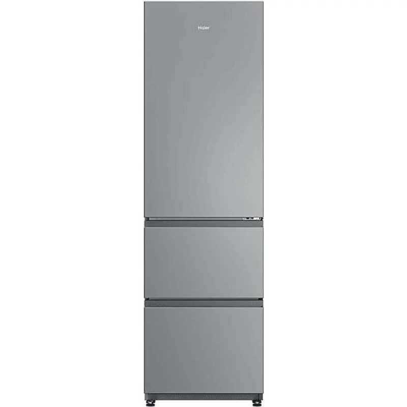 HAIER HTR3620ENMG No Frost Francia ajtós kombinált hűtőszekrény, 200 cm magas, 60 cm széles