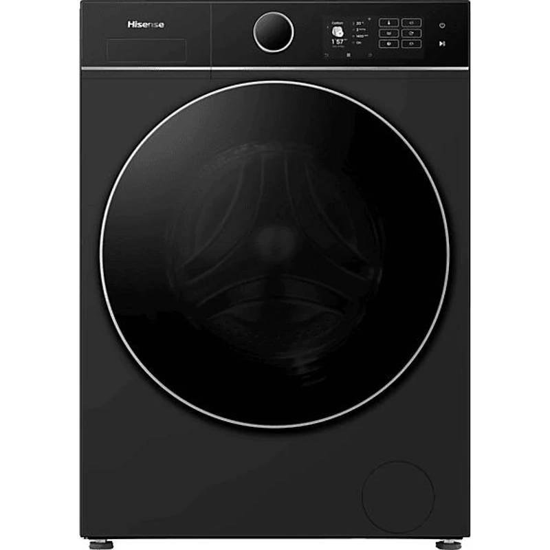 Hisense WF5i1045BBQ Mosógép,  10 kg / 63l, 1400 f, "A" , INVERTERES ,iPlay: színes TFT kijelző érintőgombokkal, ,15 perces gyorsprogram, AutoDose - automata mosószer adagoló, PowerWash 49' perc,, WIFI - ConnetLife képes, AddCloth - ruha hoz