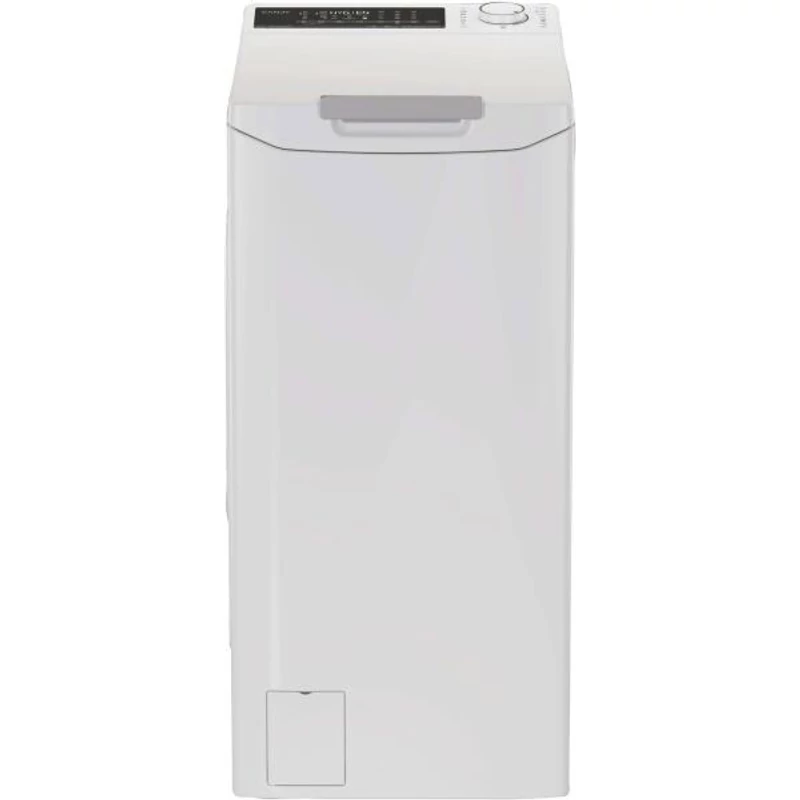 Candy TCAS 276TM6-S felültöltős mosógép, 7 Kg, 1200f , inverter motor, érintős dobnyitás, gőz programok