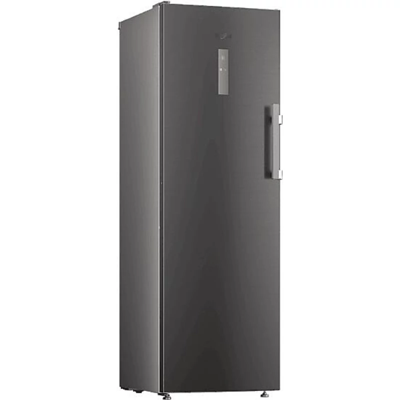 WHIRLPOOL WHMFF6312XP4 Fagyasztószekrény NoFrost , E , 286L , Titanium Inox Look készülékszín, inverter kompresszor, digitális külső kijelző,  5 db fagyasztófiók + 3 fagyasztó polc + 2 ajtórekesz186.5x.59.7x70.9 cm