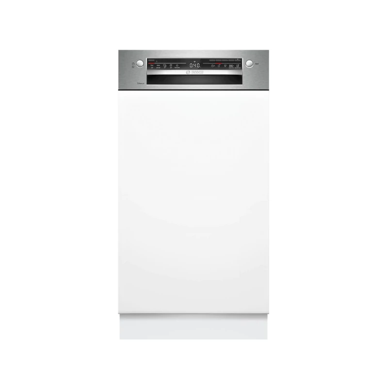 BOSCH SPI2HKS02E Integrálható mosogatógép ,  Serie 2 ,  Home Connect ,  Szálcsiszolt acél ,  10 teríték ,  D ,  5 program ,  5 opció ,  Hőcserélős kondenzációs szárítás ,    46 dB(A)