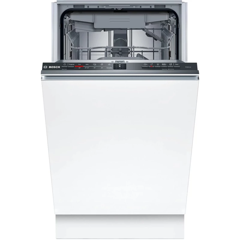 BOSCH SPV4HMX12E Teljesen integrálható mosogatógép ,  Serie 4 ,  Home Connect ,  Szálcsiszolt acél ,  10 teríték ,   D ,  6 program ,  5 opció ,  Hőcserélős kondenzációs szárítás ,  VarioDrawer evőeszköztartó fiók ,   44 dB(A)