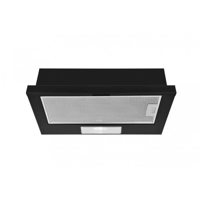 Operis MUNDO  fekete Teleszkópos páraelszívó, fekete front, fekete festett ház, 50 cm