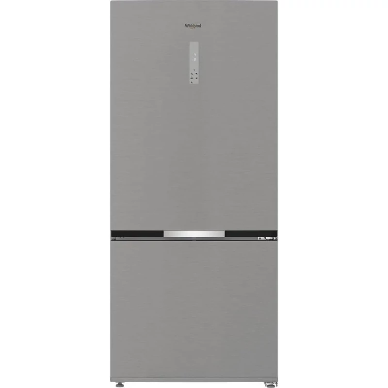 WHIRLPOOL WHK26614X6E Alulfagyasztós DualNoFrost hűtőszekrény, C , 400 / 170 , inox készülékszín, 6.Érzék funkció, Touch Control , 0° rekesz,  WIFI és Bluetooth, MultiZone hűtési mód, 193,0x83,0x76,0cm
