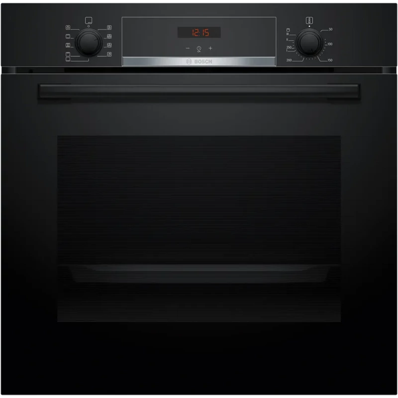 Bosch HBA534EB3 Önállóan beépíthető sütő - Serie4 - fekete - 71 l sütőtér - 7 funkció -  Energiaosztály: A+ - EcoClean hátfal - 1-szintű teleszkópos sütősín