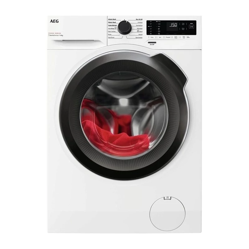AEG LF5Z48BE AutoSense elöltöltős mosógép, Hygiene program gőzzel, A energiaosztály, 8 kg, 1400 f/p.