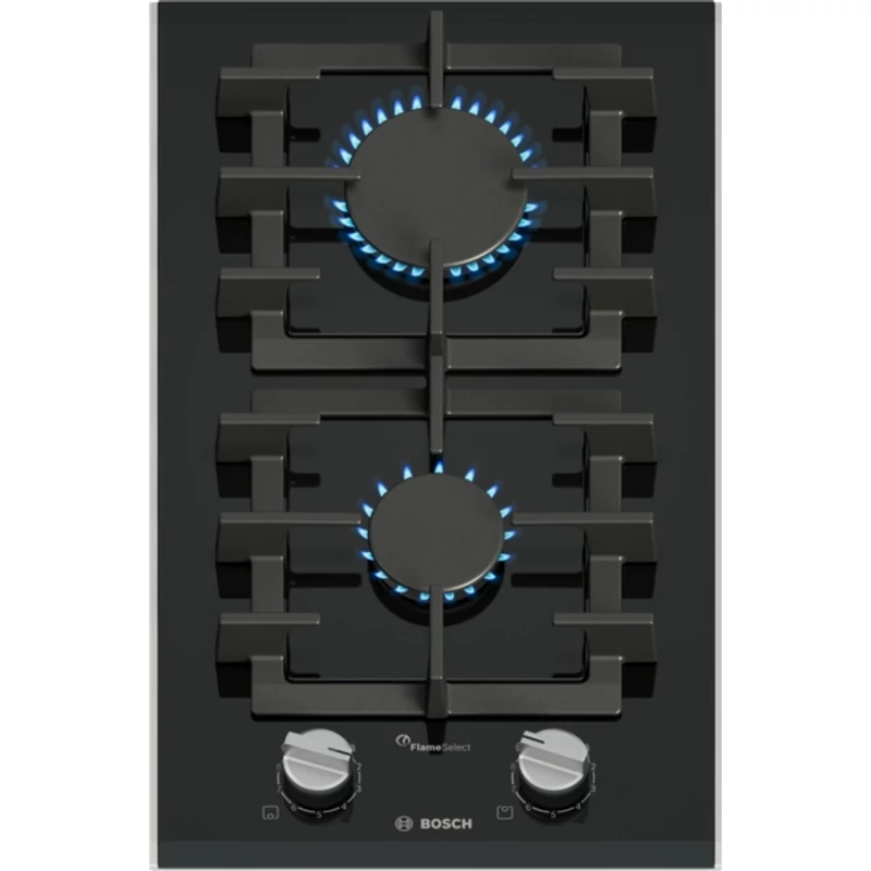 Bosch PRB3A6I40 Domino gázfőzőlap - üvegkerámia - Serie8 - 30cm - 2 gázégő  - FlameSelect