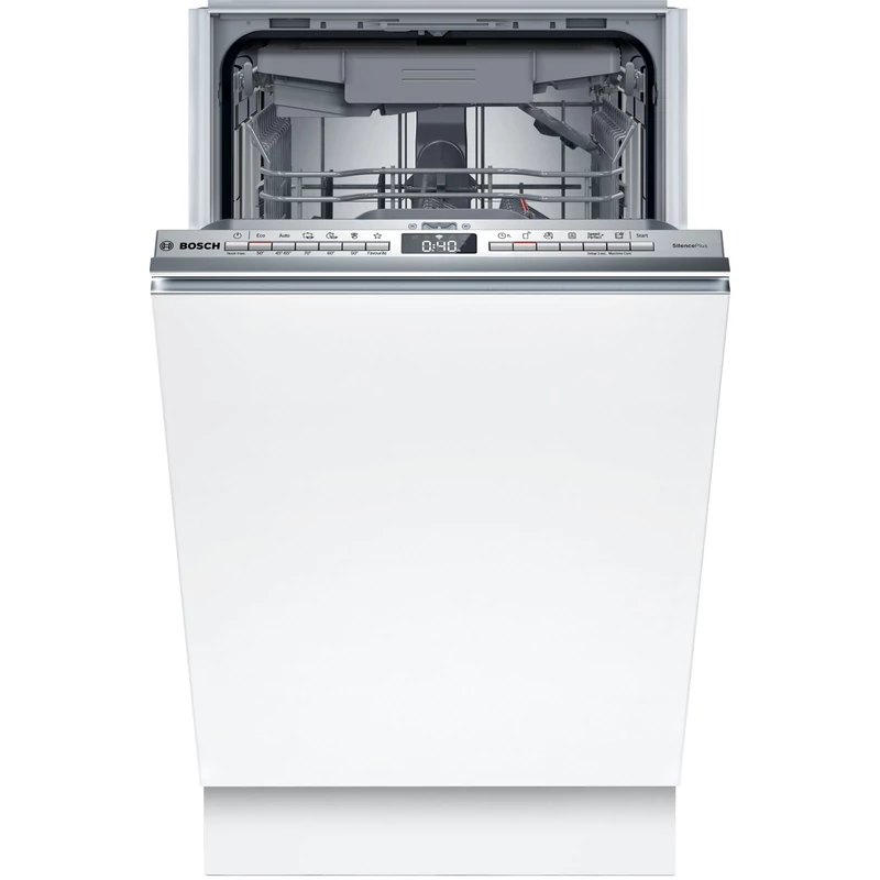 BOSCH SPV6EMX09E Teljesen integrálható keskeny mosogatógép, Serie 6, Home Connect, 10 teríték, B, 6 program, 6 opció, Nagyméretű LED kijelző,  VarioFlex Pro kosárrendszer, VarioDrawer Pro, 8,7 l, 44 dB(A)