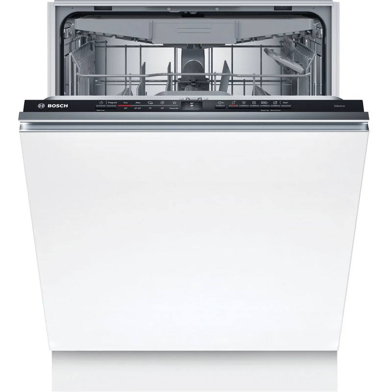 BOSCH SBH4HVX14E Teljesen integrálható Mosogatógép, Serie 4, Home Connect, 14 teríték, C, 6 program, 6 opció, LED kijelző VarioFlex kosárrendszer, VarioDrawer, 9 l, 46 dB(A)