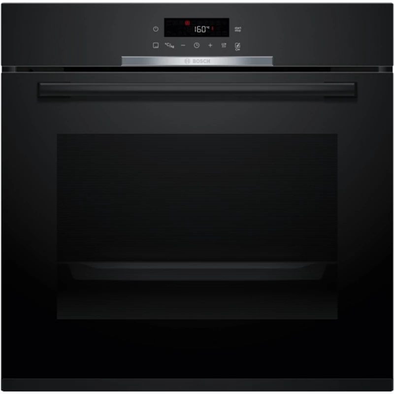 BOSCH HBA372EB4 Önállóan beépíthető sütő, Serie4, fekete, 71 l, 7 funkció, 3D hőlégbefúvás, A+, pirolitikus öntisztítás, AutoPilot10, AirFry sütési mód (AirFry tepsi tartozék), teleszkópos sütősín BOSCH HBA372EB4 Önállóan beépíthető sütő, Serie4, fekete, 71 l, 7 funkció, 3D hőlégbefúvás, A+, pirolitikus öntisztítás, AutoPilot10, AirFry sütési mód (AirFry tepsi tartozék), teleszkópos sütősín