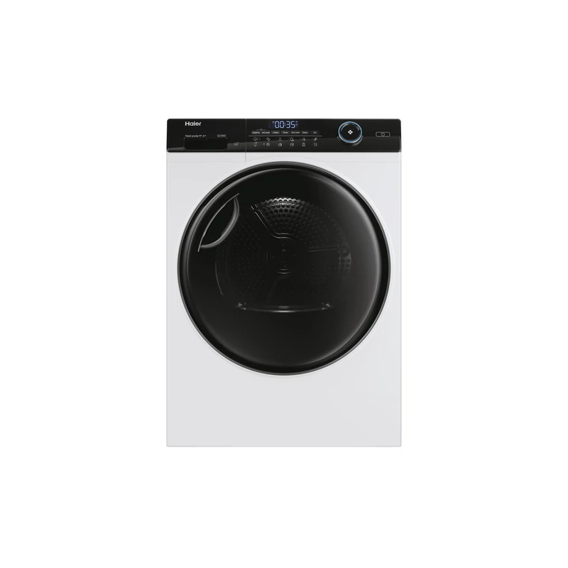 HAIER HD80-A3959-S Hőszivattyús szárítógép 8 kg, Inverter motor, WiFi, I-Time, I-Refresh, fehér