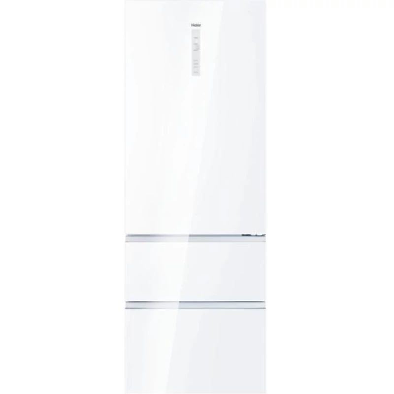 HAIER HTW7720DNGW No Frost kombinált hűtőszekrény, 343+140 l, Francia ajtós, wifi, fehér,  70 cm x 200.6 cm x 67.5 cm