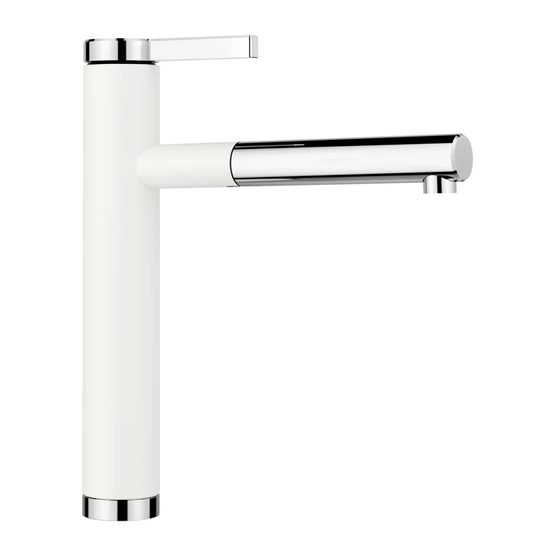 BLANCO LINEE-S csaptelep kihúzható fejjel, fehér, króm, magasnyomású BLANCO LINEE-S csaptelep kihúzható fejjel, fehér, króm, magasnyomású