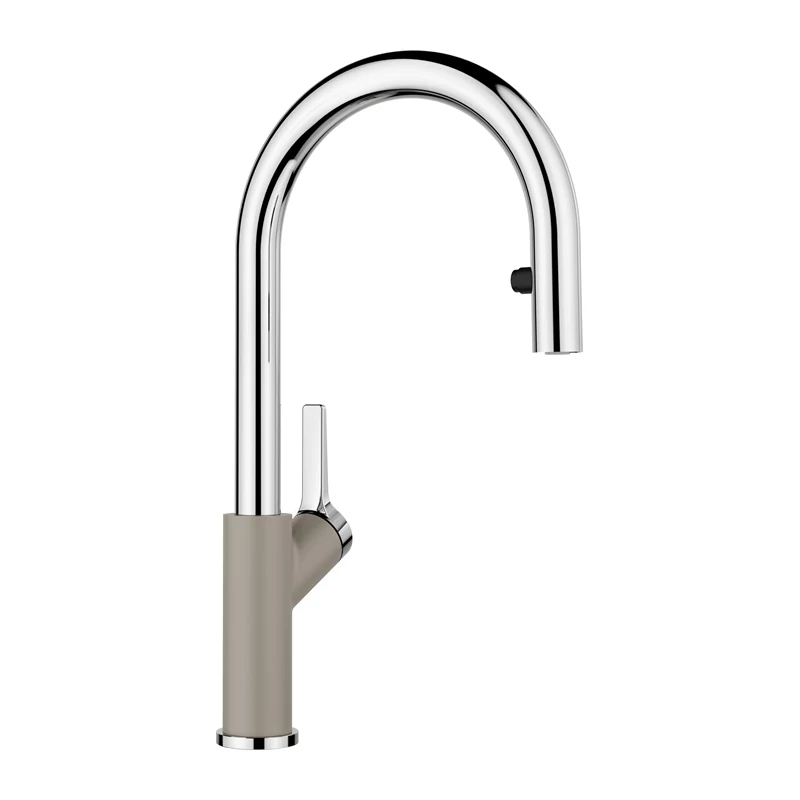 BLANCO CARENA-S Vario csaptelep kihúzható fejjel, zuhanyváltóval, tartufo/króm, magasnyomású BLANCO CARENA-S Vario csaptelep kihúzható fejjel, zuhanyváltóval, tartufo/króm, magasnyomású