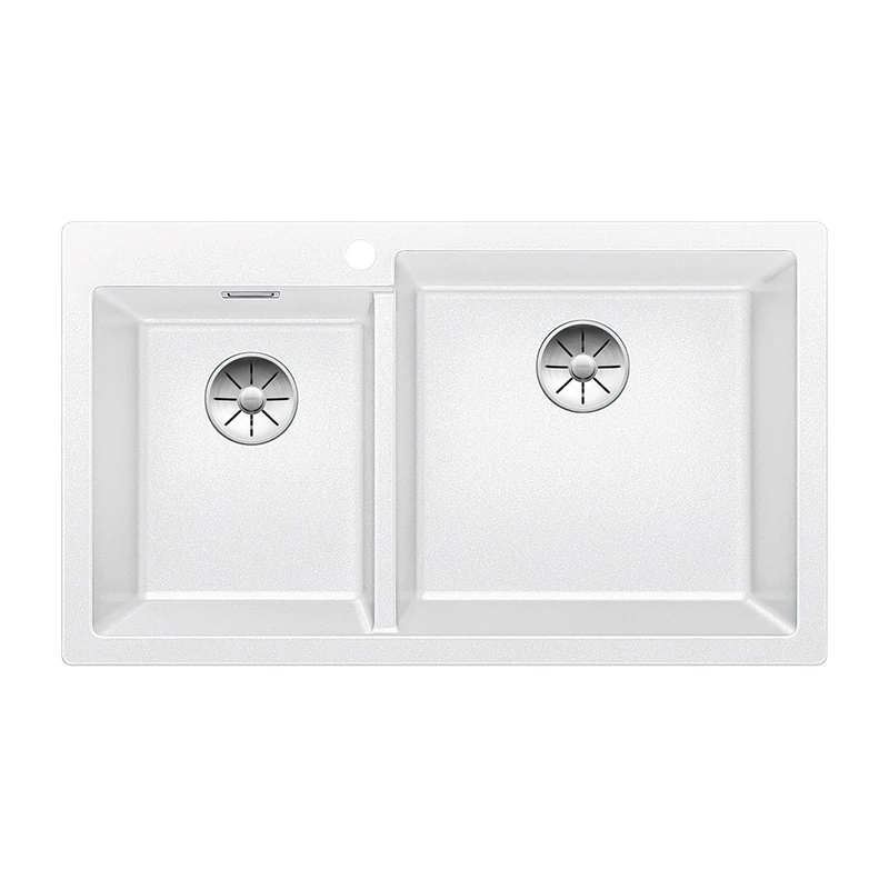 BLANCO PLEON 9 Silgranit mosogatótálca, fehér, tartozékok nélkül, excenter nélkül