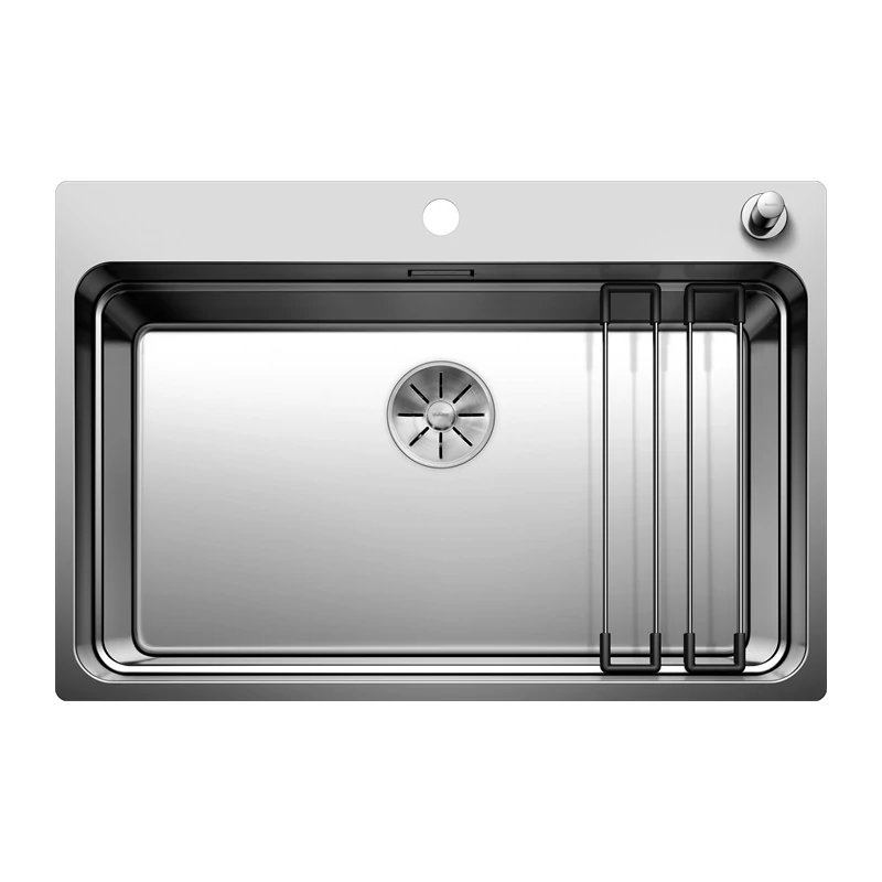 BLANCO ETAGON 700-IF/A mosogatótálca, selyemfényű rozsdamentes acél, excenterrel