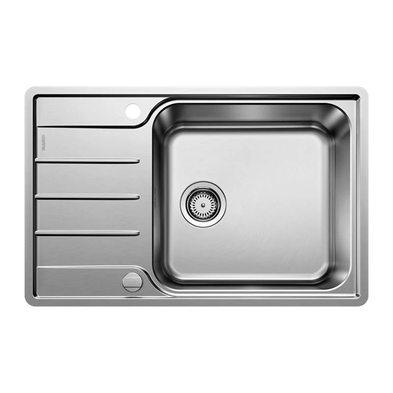 BLANCO LEMIS XL 6 S-IF Compact, mosogatótálca, forgatható, fényezett rozsdamentes acél, 2 csaplyukkal, excenterrel BLANCO LEMIS XL 6 S-IF Compact, mosogatótálca, forgatható, fényezett rozsdamentes acél, 2 csaplyukkal, excenterrel