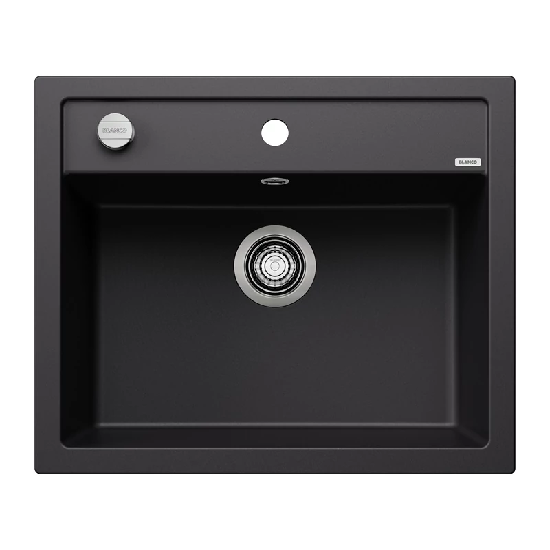 BLANCO DALAGO 6 Silgranit mosogatótálca, fekete, excenterrel