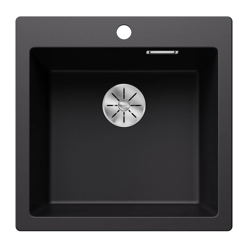 BLANCO PLEON 5 Silgranit mosogatótálca, fekete, tartozékok nélkül, excenter nélkül
