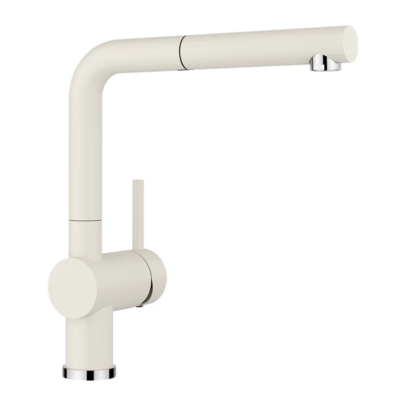 BLANCO LINUS-S csaptelep kihúzható fejjel, törtfehér, magasnyomású