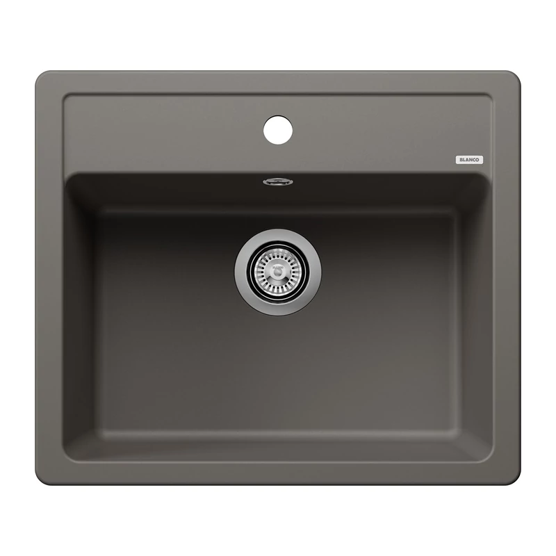 BLANCO LEGRA 6 Silgranit mosogatótálca, vulkánszürke, excenter nélkül, tartozékok nélkül