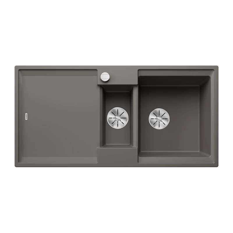 BLANCO ADIRA 6S Silgranit mosogatótálca, vulkánszürke tart., excenterrel
