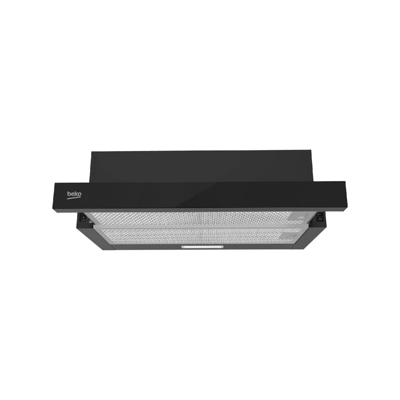 Beko HNT63322BH beépíthető fekete teleszkópos páraelszívó