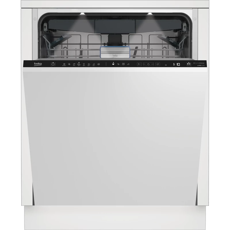 Beko BDIN38645D teljesen beépíthető 16 terítékes mosogatógép, 8 program, 3 kosár