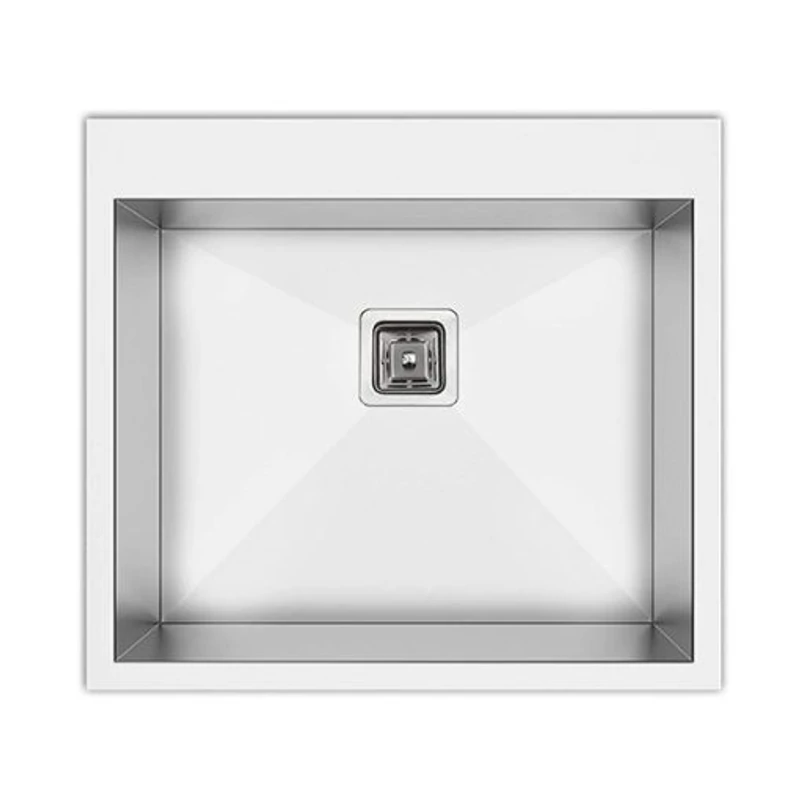 Operis AS-251S AS 251 HAND MADE munkalapszintű inox mosogató, felület: szálcsiszolt