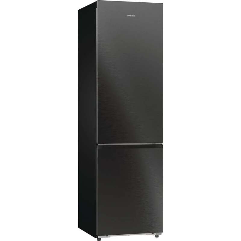 Hisense RB5P410SBFC Alulfagyasztós kombi hűtőszekrény - 283/130l, "c"  MetalCooling, TOTAL NO FROST  INVERTERES , MultiFlow 360 , WIFI-ConnectLife, CRIPS ZONE , ConvertZone, inox-fekete, KitchenFit