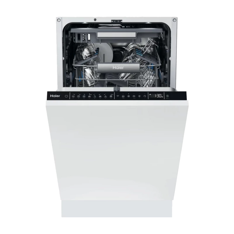 HAIER XI1C1TB4LPCFB Beépíthető keskeny mosogatógép 45cm, 11 teríték, C, Padlófény, WiFi
