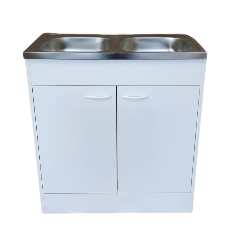 Operis Komplett mosogatós szekrény  80x50 , nyílóajtós fehér 2 medencés Operis Komplett mosogatós szekrény  80x50 , nyílóajtós fehér 2 medencés