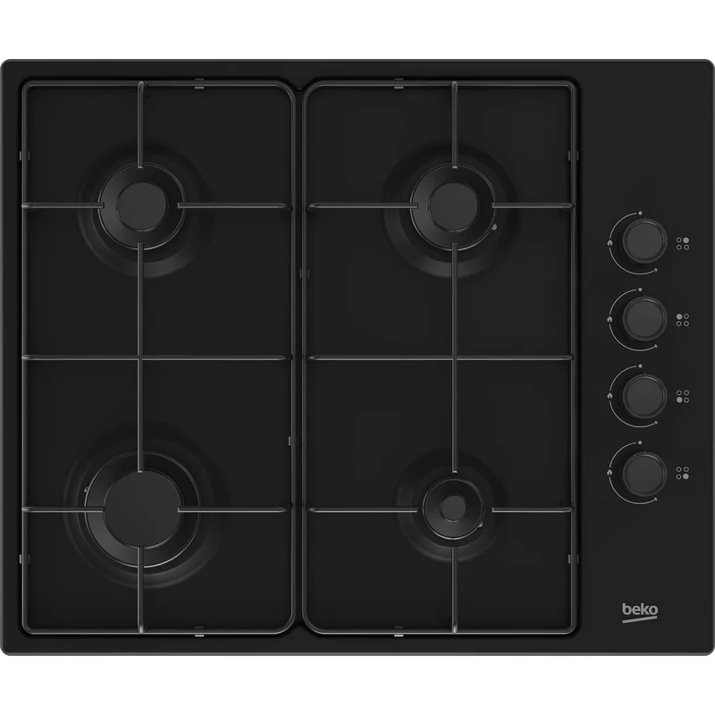 Beko HIBG64120SB Beépíthető Fekete Gázfőzőlap