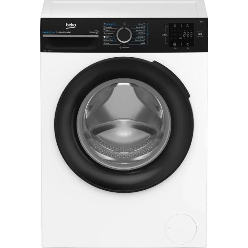 Beko BM3WFSU38213WPBB Szabadonálló elöltöltős mosógép, 8 kg, 1200 f