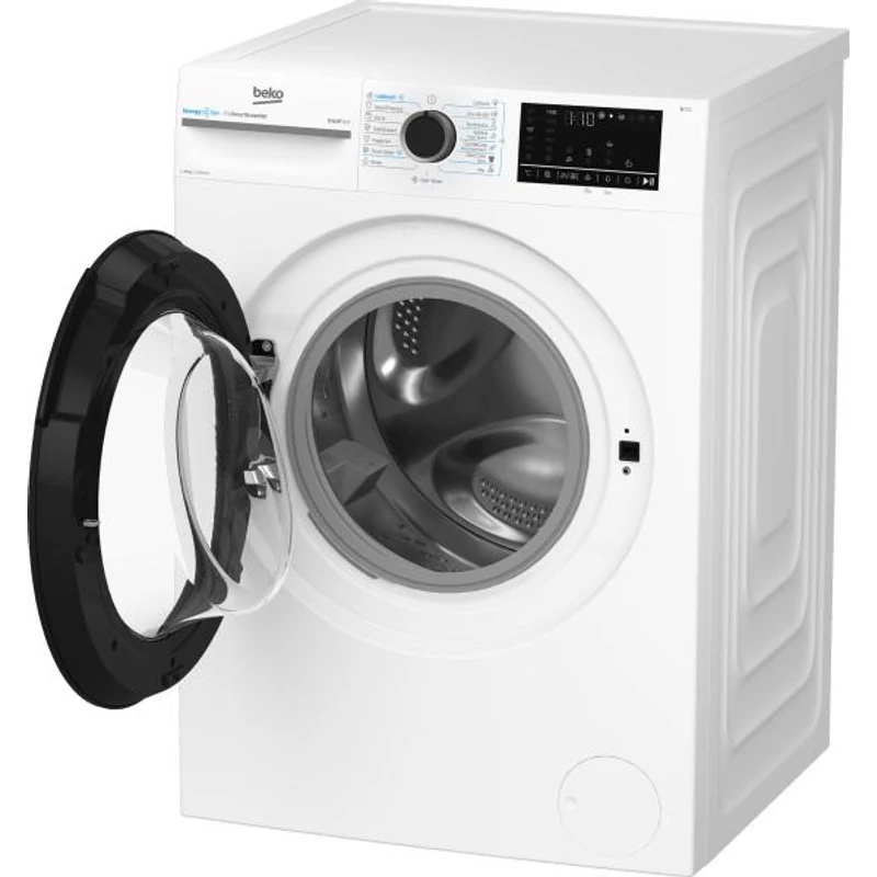 Beko BM3WFU410415WB Szabadonálló keskeny elöltöltős mosógép, 10 kg, 1400 f Beko BM3WFU410415WB Szabadonálló keskeny elöltöltős mosógép, 10 kg, 1400 f