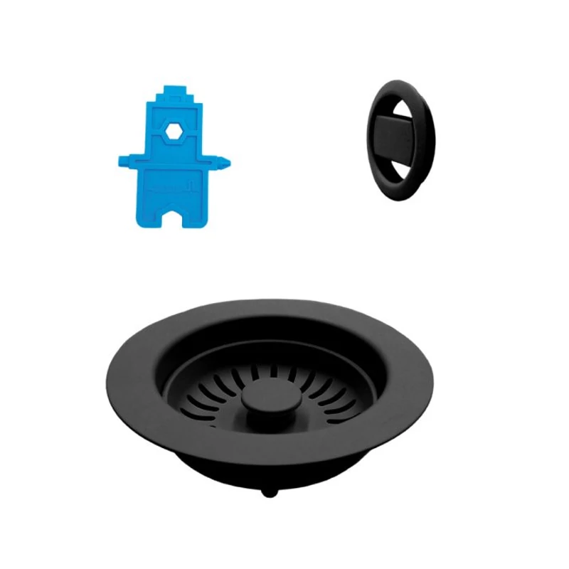 Laveo CZS_700T fekete színű szűrőkosár és túlfolyó