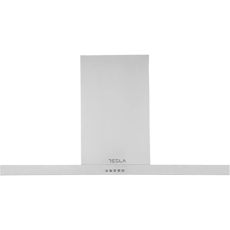 Tesla DC900AX fli kürtős elszívó, 90 cm, T- shape, 630 m3/h légszállítás, 72 dBA, alu filter, 3 fokozat, LED világítás, inox