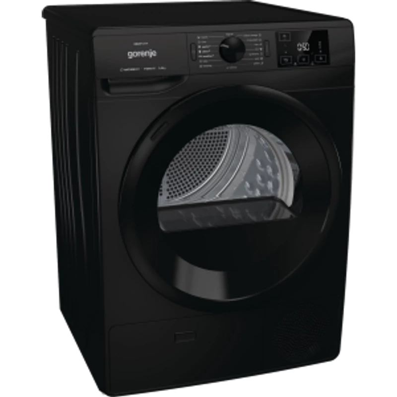 Gorenje DNE82/BGN hőszivattyús szárítógép, 8 kg, fekete szín