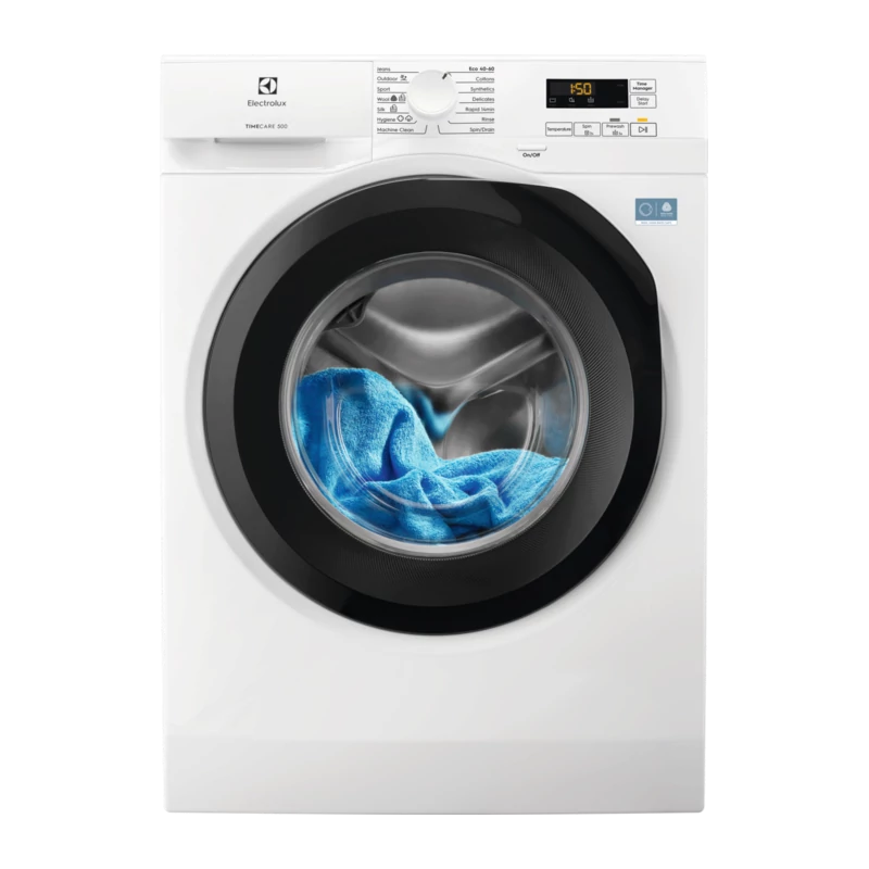 Electrolux EW2F527BE  TimeCare elöltöltős mosógép, Antiallergén program gőzzel, 7 kg, 1200 f/p., ökoinverter motor