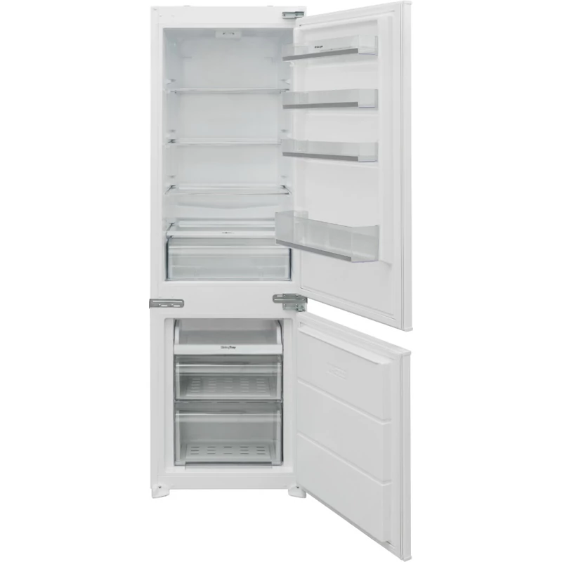Kluge KC2252J beépíthető kombi hűtőszekrény alul fagyasztóval, 181L/70L