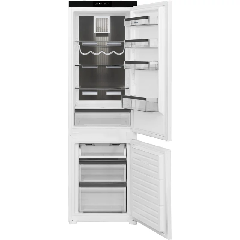 Kluge KCN2233J beépíthető kombi hűtőszekrény alul fagyasztóval, DualNoFrost, 170L/63L