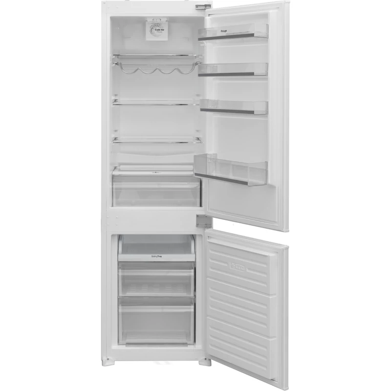 Kluge KCN2256J beépíthető kombi hűtőszekrény alul fagyasztóval, DualNoFrost, 180L/63L