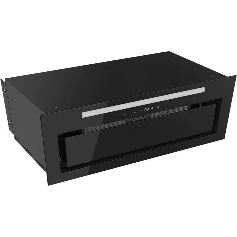 Kluge KMV8020BLG beépíthető fekete páraelszívó, 80cm