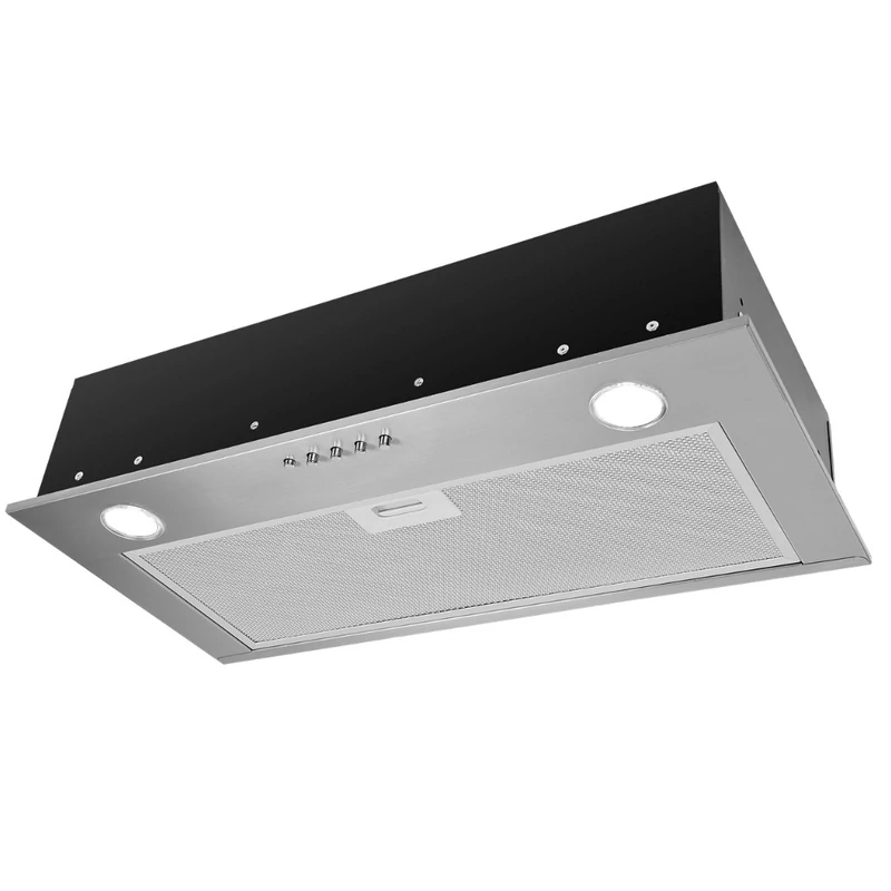 Kluge KOV5012IX beépíthető inox páraelszívó, 60cm, 17cm magas