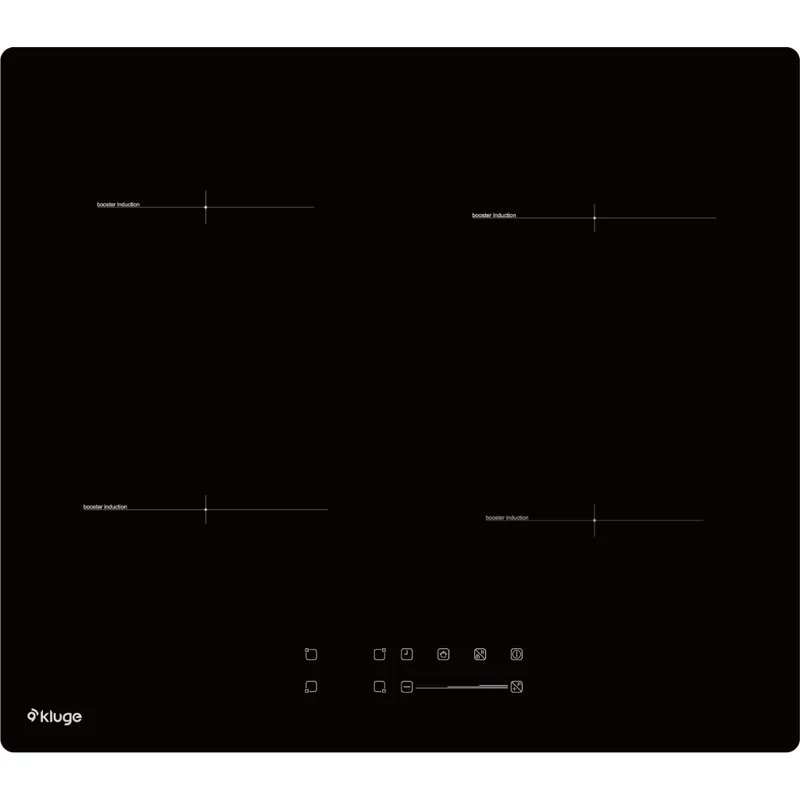 Kluge KPI6015B beépíthető indukciós főzőlap, 60cm, fekete üveg